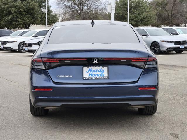 new 2025 Honda Accord car, priced at $31,710