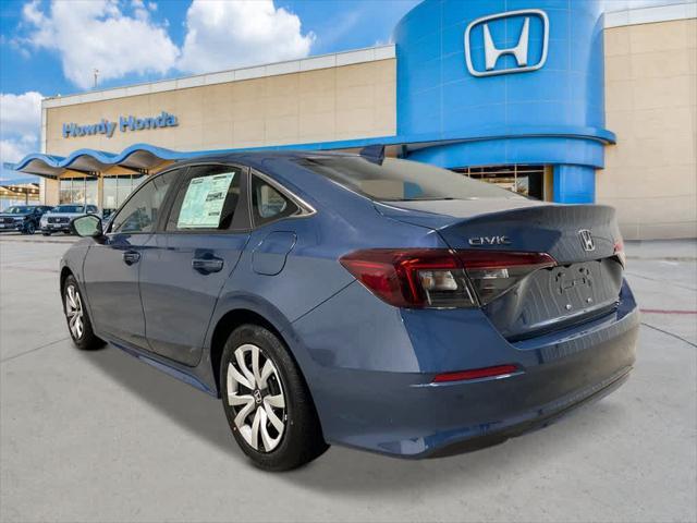 new 2025 Honda Civic car, priced at $25,855