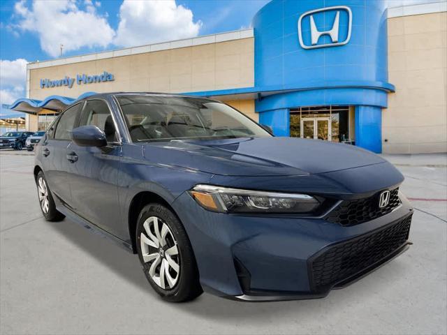 new 2025 Honda Civic car, priced at $25,855