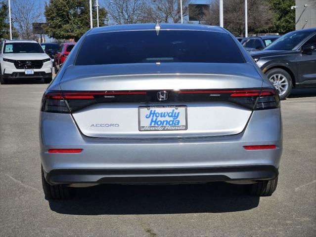 new 2025 Honda Accord car, priced at $29,445