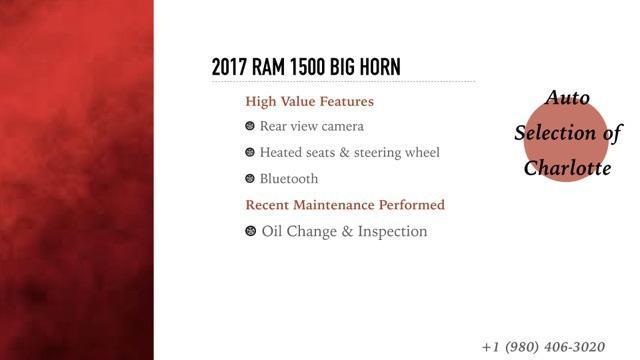 used 2017 Ram 1500 car, priced at $22,495