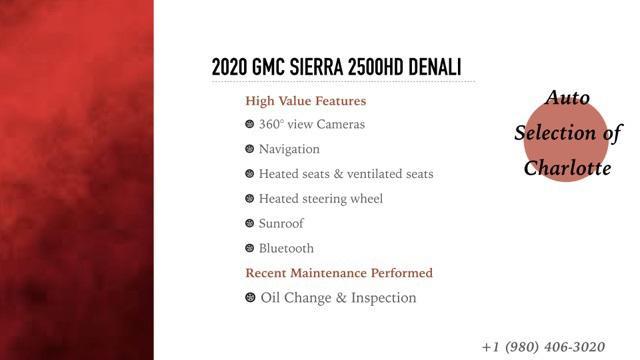 used 2020 GMC Sierra 2500 car, priced at $53,995