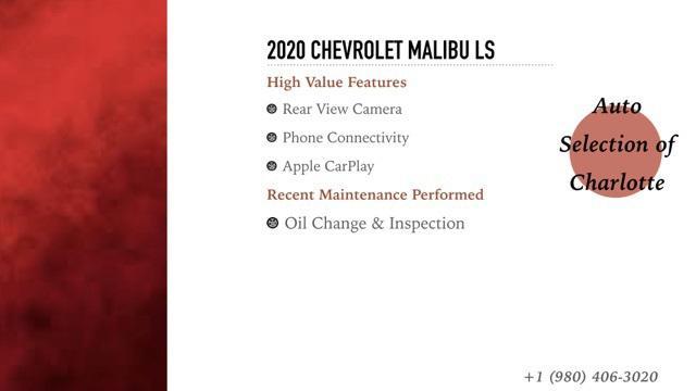 used 2020 Chevrolet Malibu car, priced at $16,745