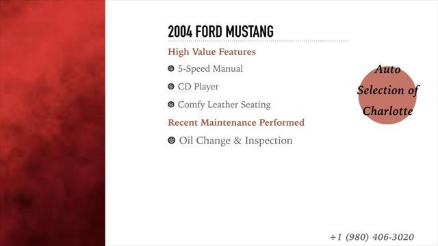 used 2004 Ford Mustang car, priced at $16,745