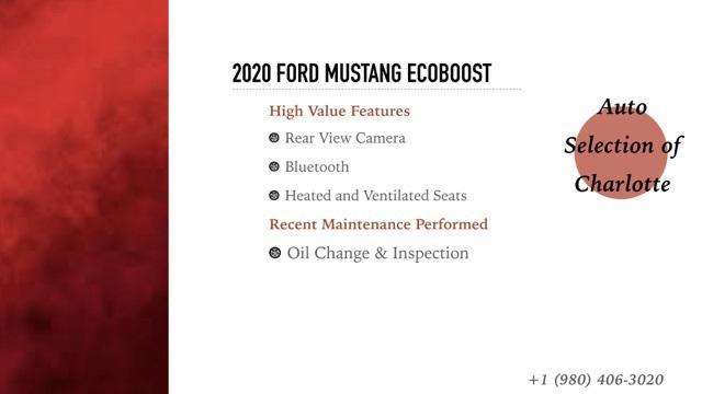 used 2020 Ford Mustang car, priced at $20,000