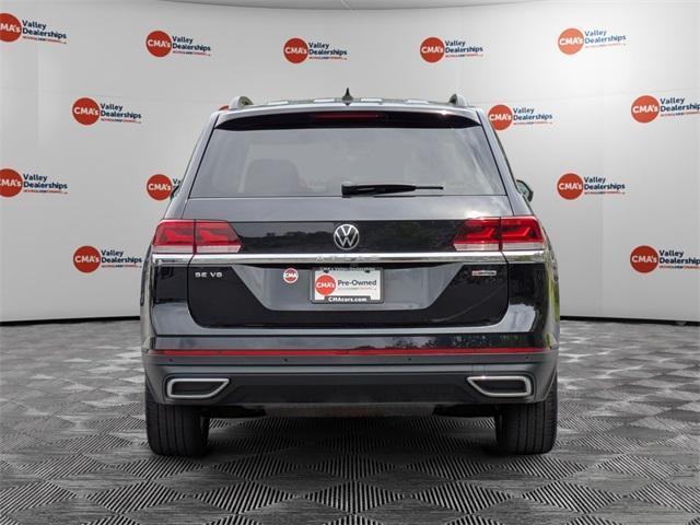 used 2021 Volkswagen Atlas car, priced at $25,498