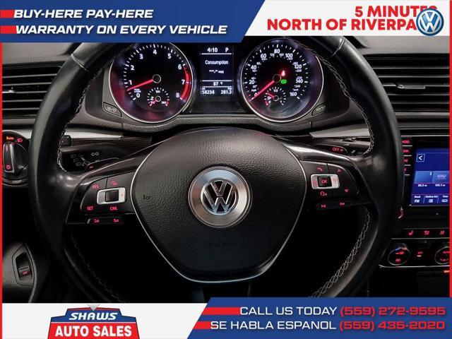 used 2018 Volkswagen Passat car, priced at $17,950