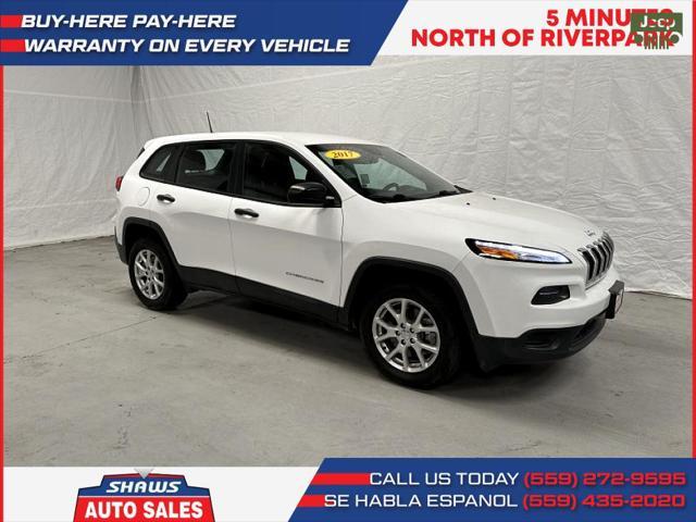 used 2017 Jeep Cherokee car, priced at $13,950