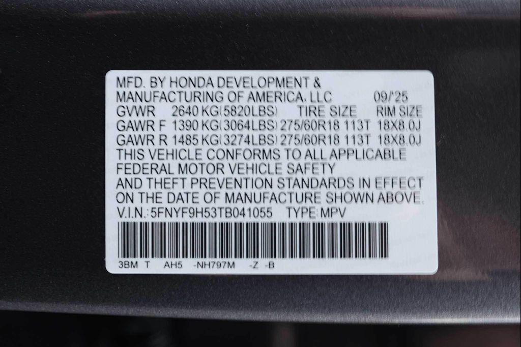 new 2026 Honda Passport car, priced at $48,645