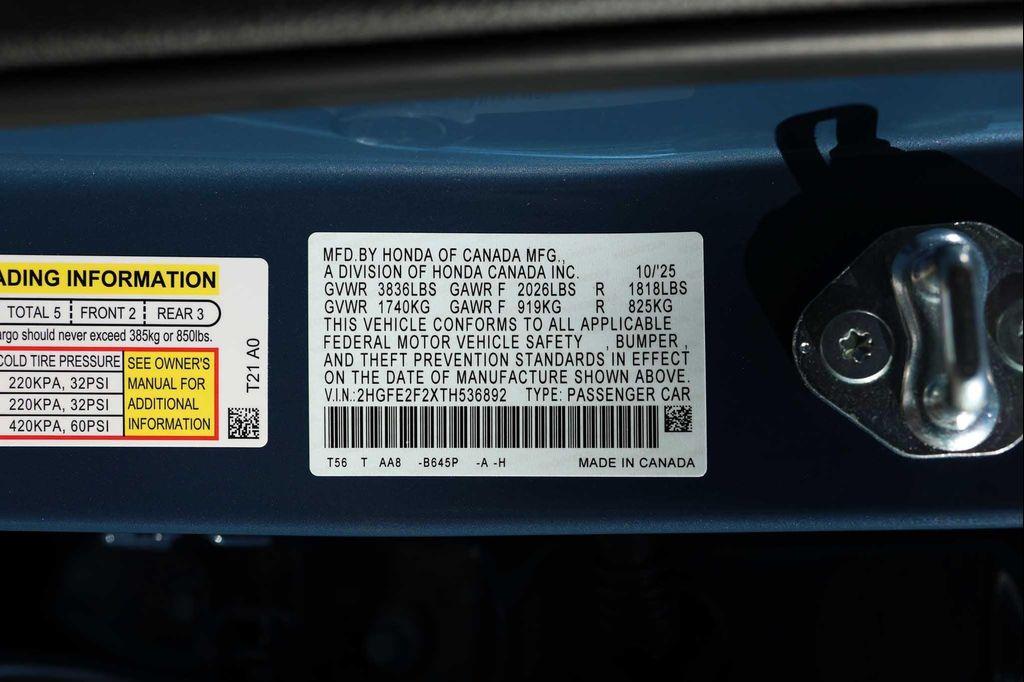 new 2026 Honda Civic car, priced at $25,245