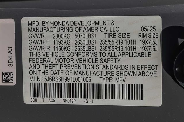 new 2026 Honda CR-V Hybrid car, priced at $43,600