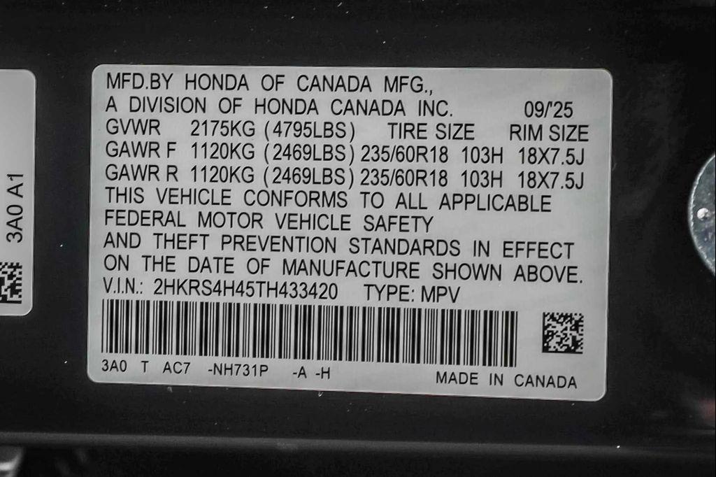 new 2026 Honda CR-V car, priced at $35,350