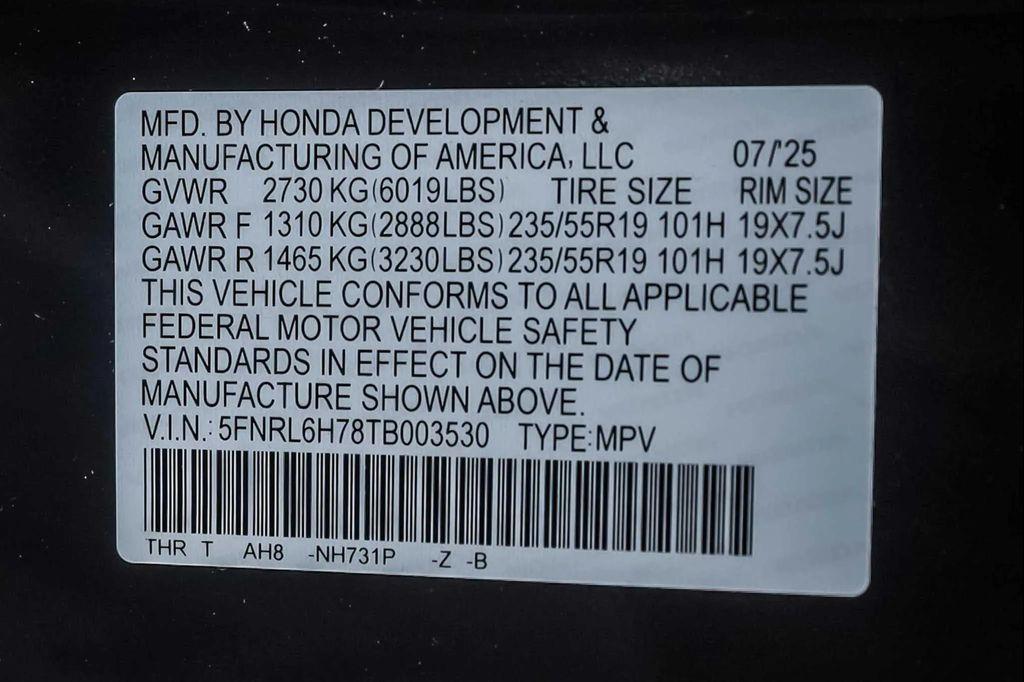 new 2026 Honda Odyssey car, priced at $44,375