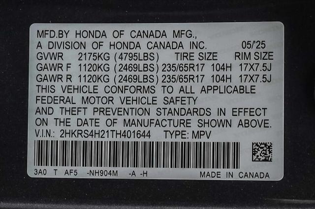new 2026 Honda CR-V car, priced at $33,315