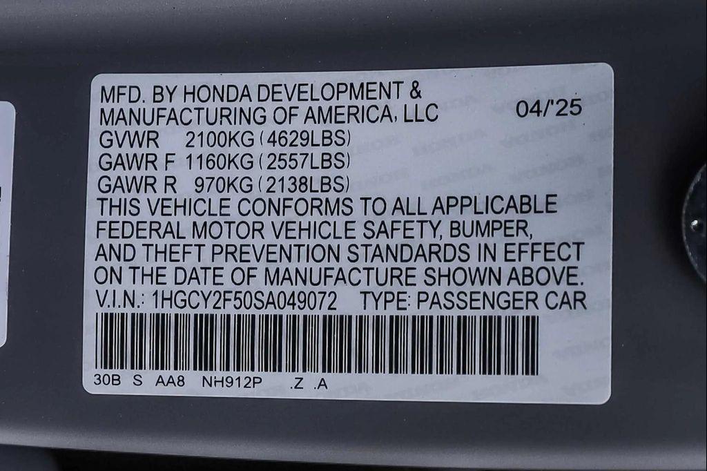 new 2025 Honda Accord Hybrid car, priced at $34,010