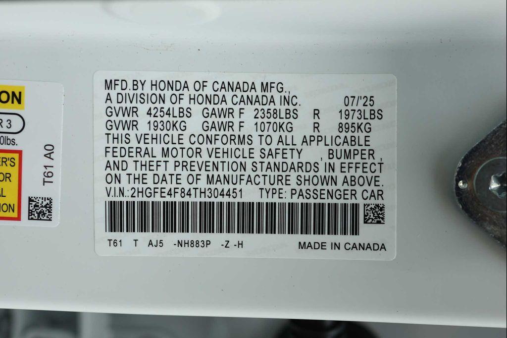 new 2026 Honda Civic Hybrid car, priced at $33,400