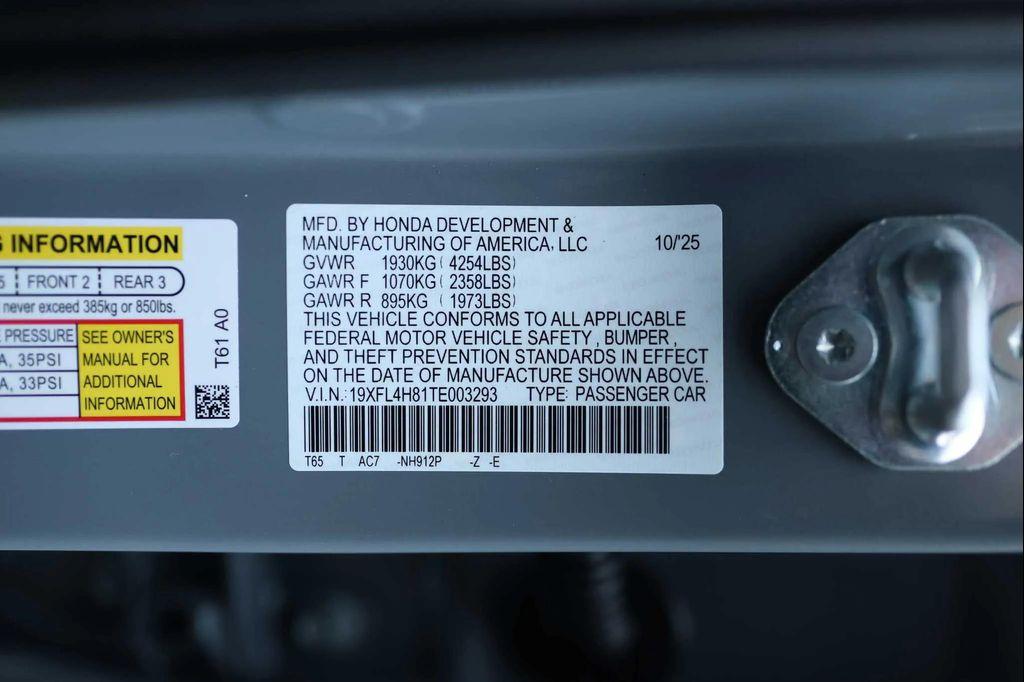 new 2026 Honda Civic Hybrid car, priced at $30,995