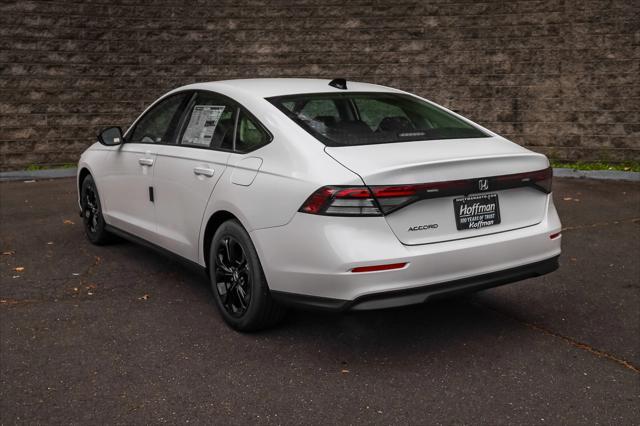 new 2025 Honda Accord car, priced at $31,165
