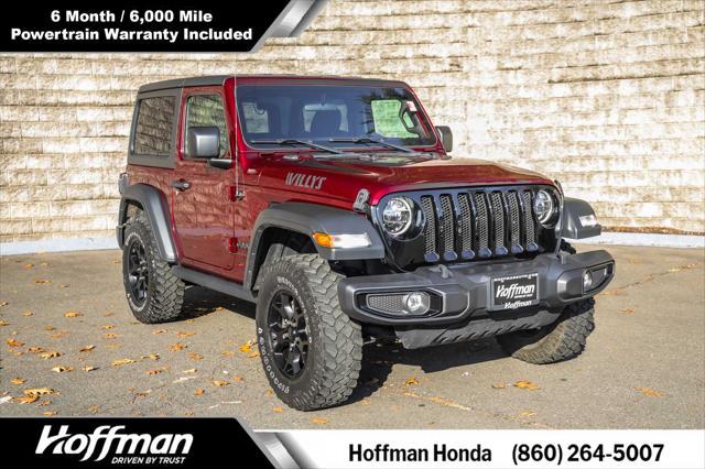 used 2021 Jeep Wrangler car, priced at $31,900