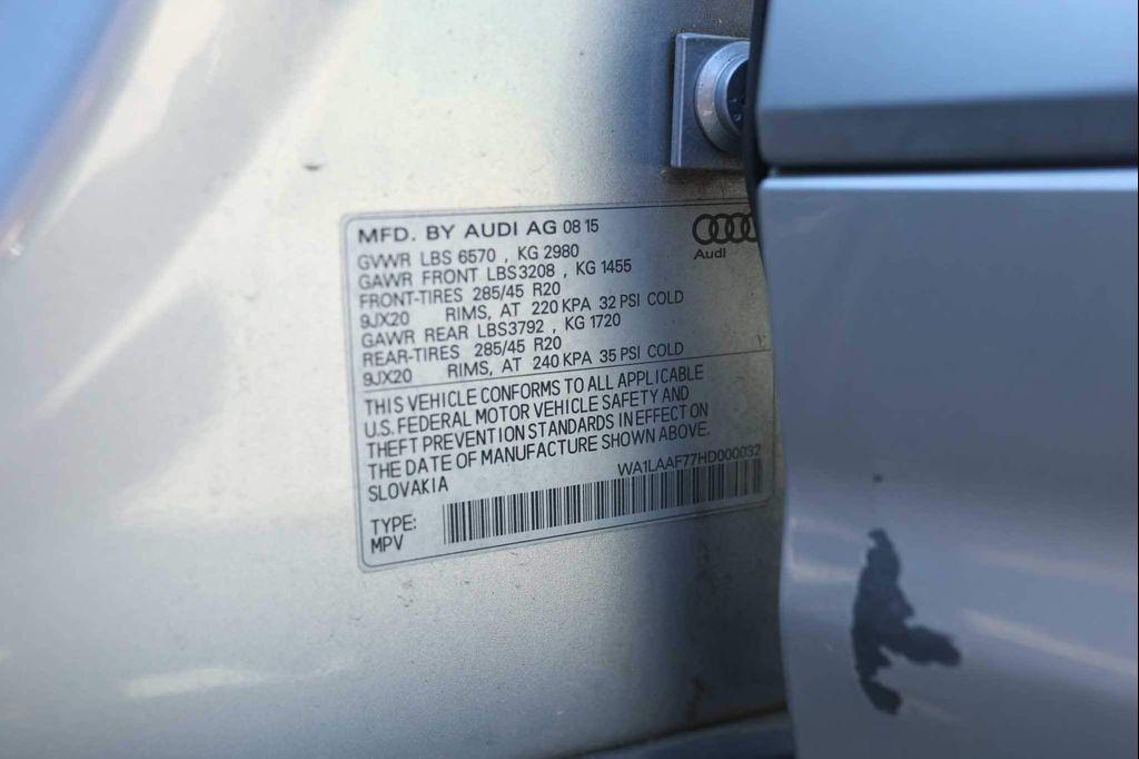 used 2017 Audi Q7 car, priced at $14,300