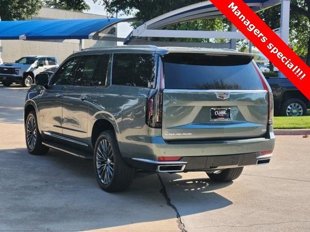 used 2024 Cadillac Escalade ESV car, priced at $77,800