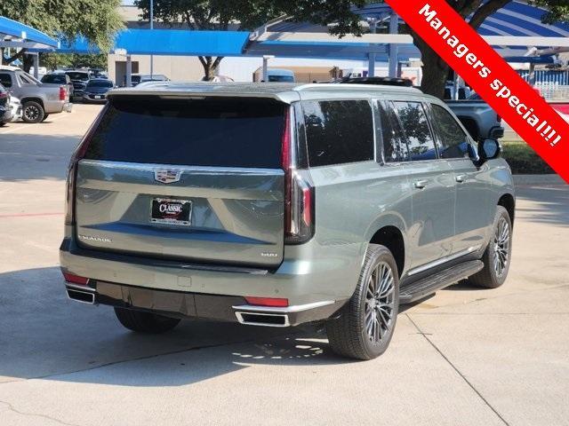 used 2024 Cadillac Escalade ESV car, priced at $77,800