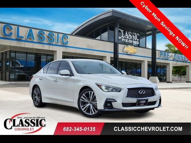 used 2021 INFINITI Q50 car, priced at $26,600