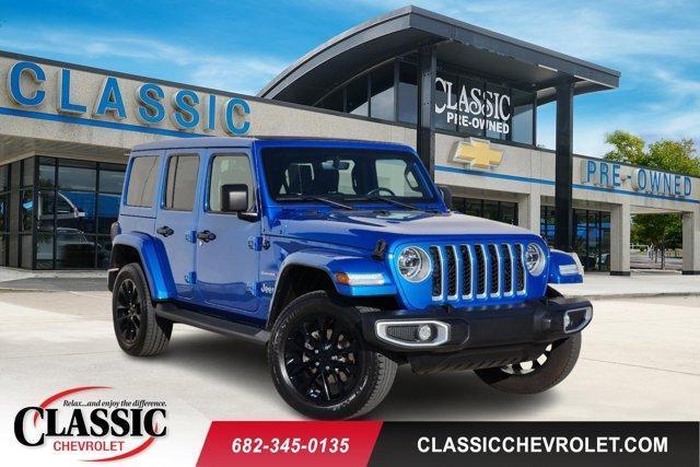 used 2021 Jeep Wrangler Unlimited 4xe car, priced at $34,700