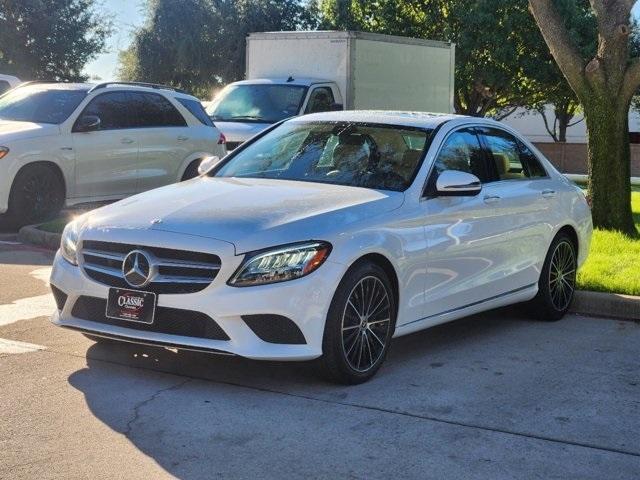 used 2021 Mercedes-Benz C-Class car, priced at $30,000