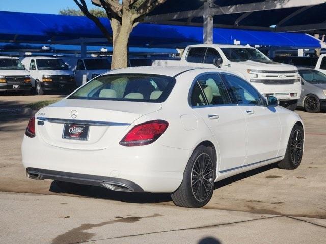 used 2021 Mercedes-Benz C-Class car, priced at $30,000