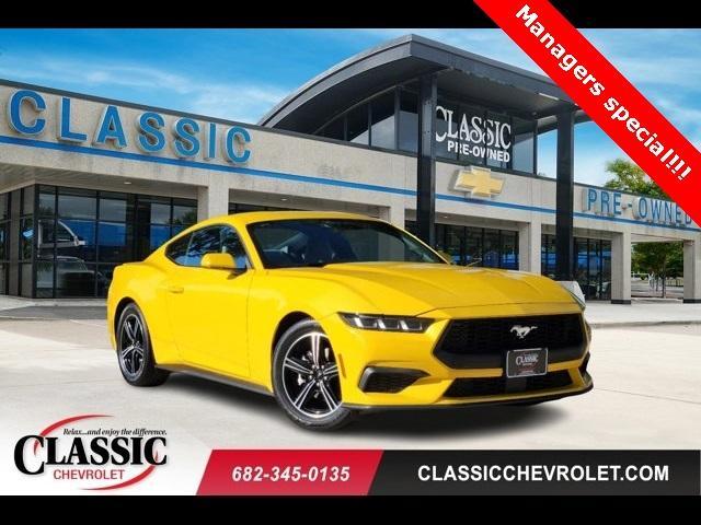 used 2024 Ford Mustang car, priced at $31,600