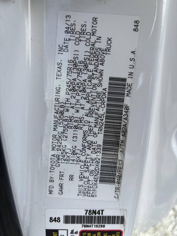 used 2013 Toyota Tacoma car, priced at $14,995