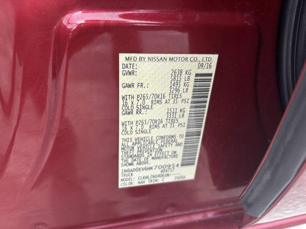 used 2017 Nissan Frontier car, priced at $10,995