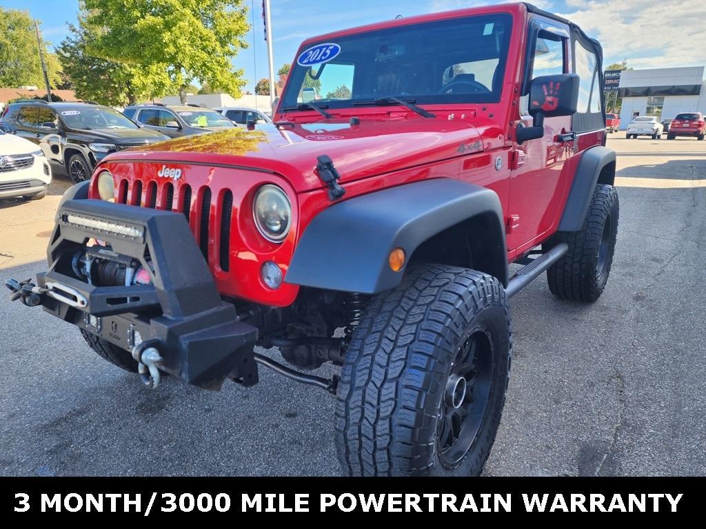used 2015 Jeep Wrangler car, priced at $14,995