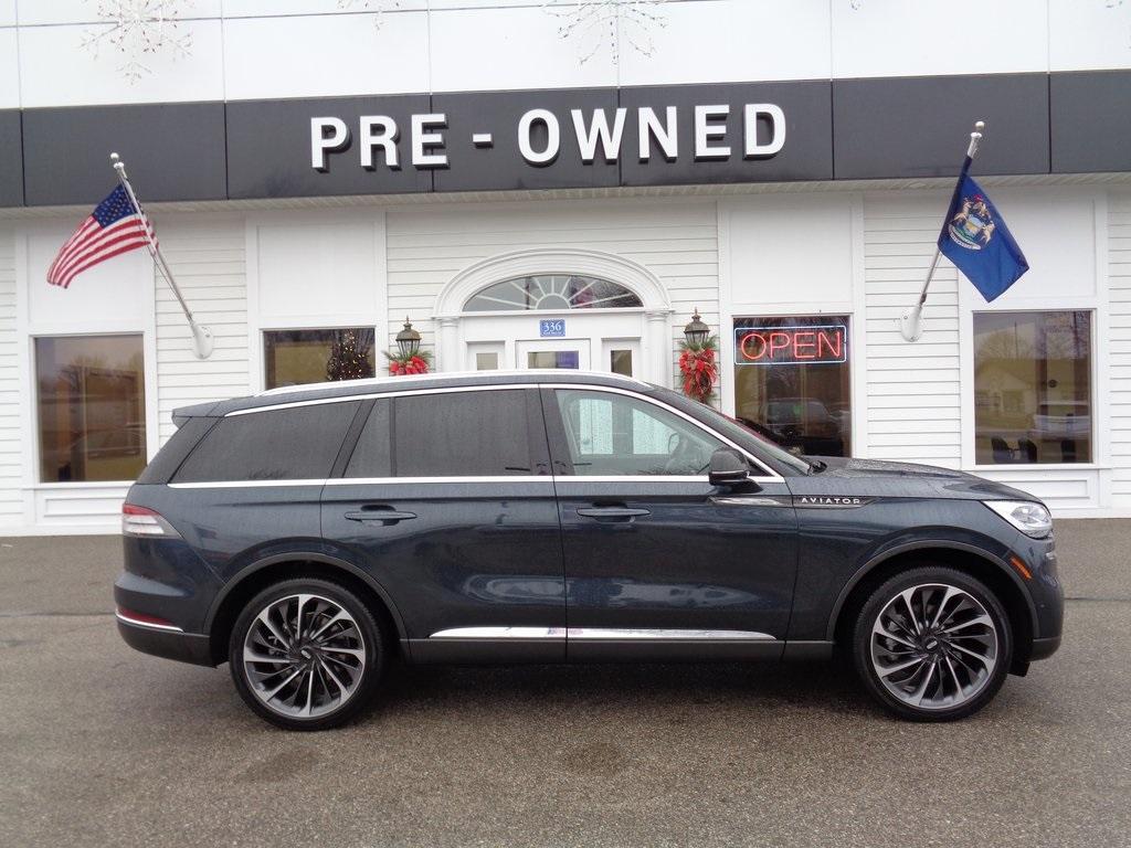 used 2022 Lincoln Aviator car, priced at $47,500