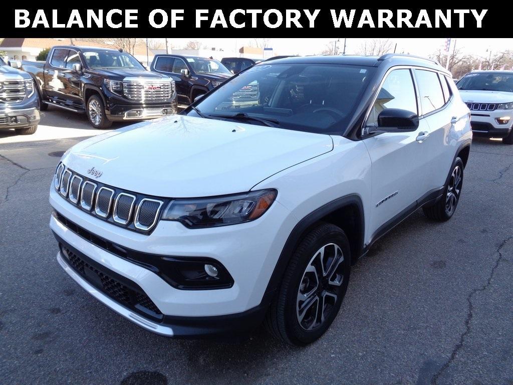 used 2022 Jeep Compass car, priced at $22,081