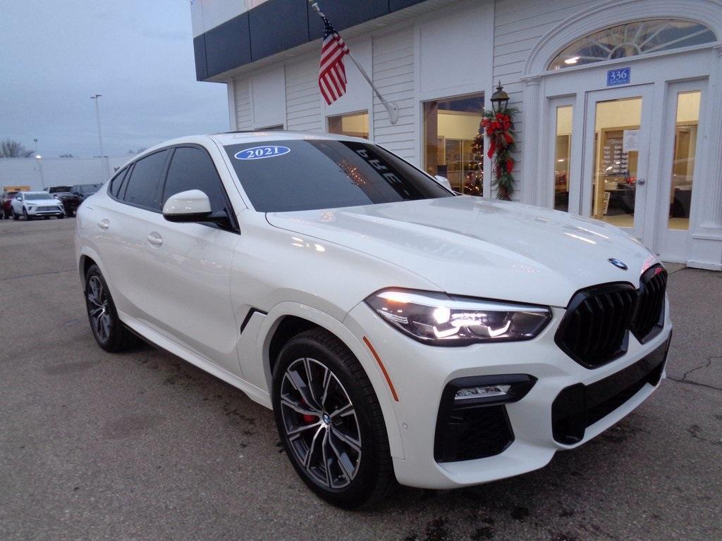 used 2021 BMW X6 car, priced at $42,995