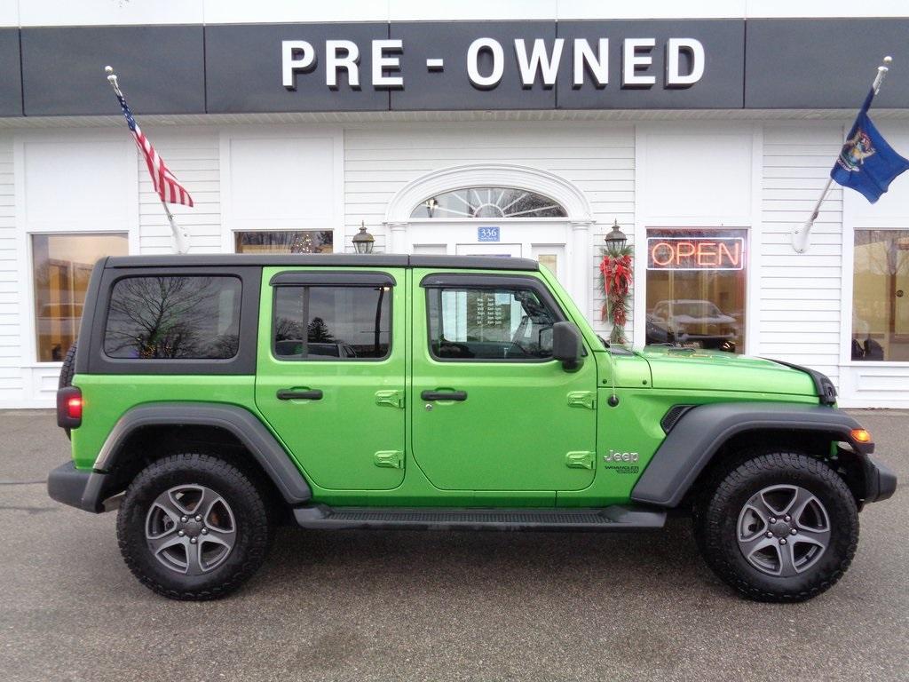 used 2019 Jeep Wrangler Unlimited car, priced at $24,195