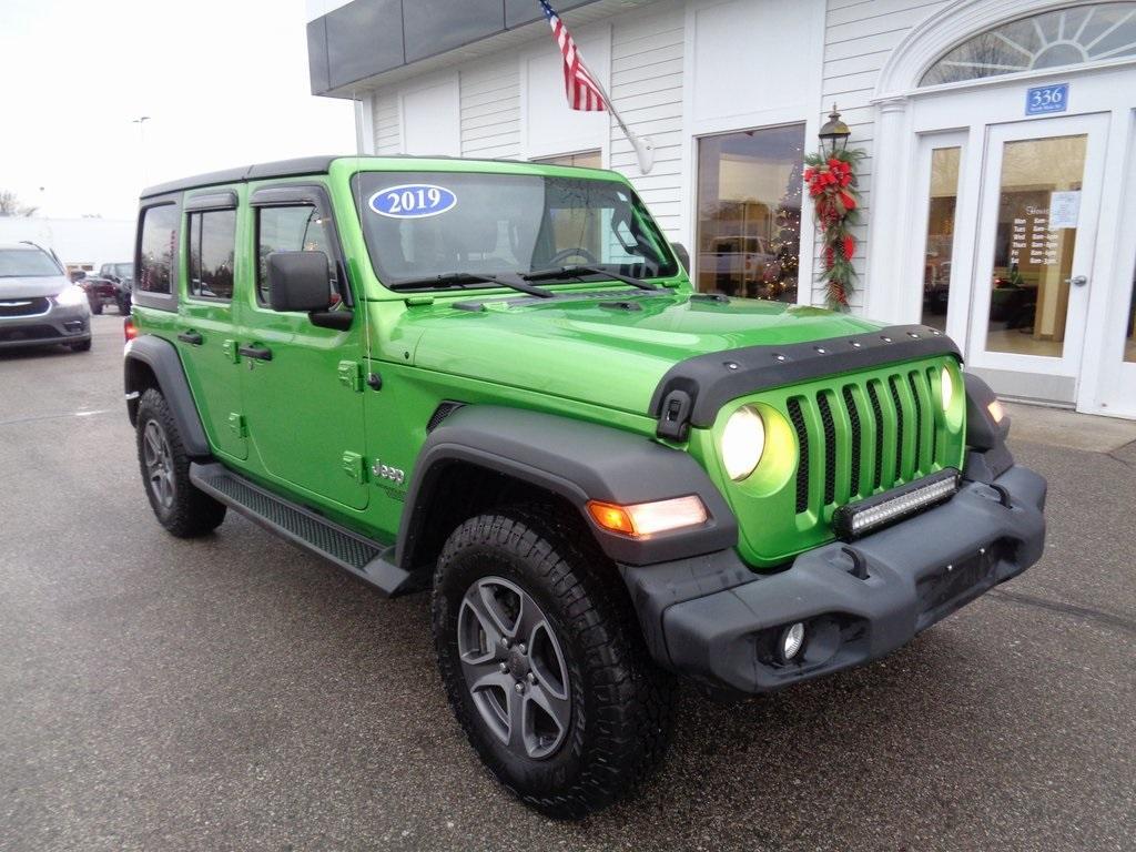 used 2019 Jeep Wrangler Unlimited car, priced at $24,195