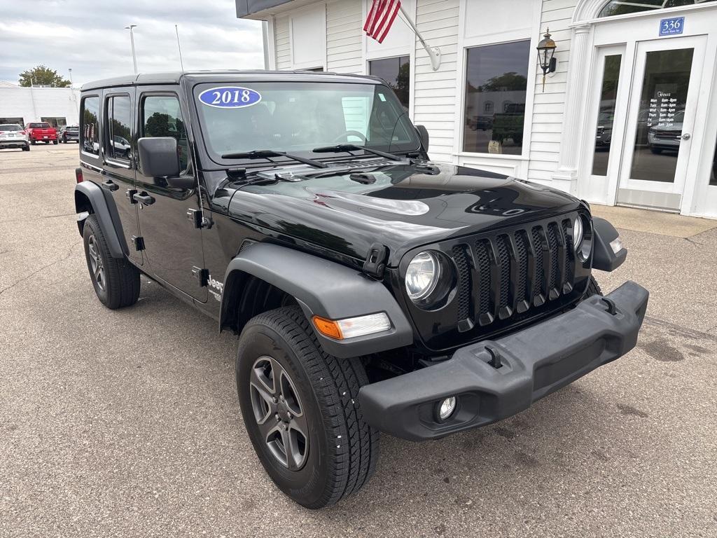 used 2018 Jeep Wrangler Unlimited car, priced at $19,495