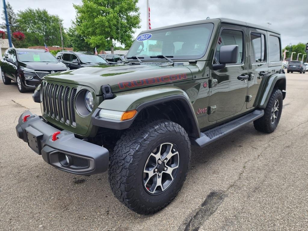 used 2021 Jeep Wrangler Unlimited car, priced at $33,695