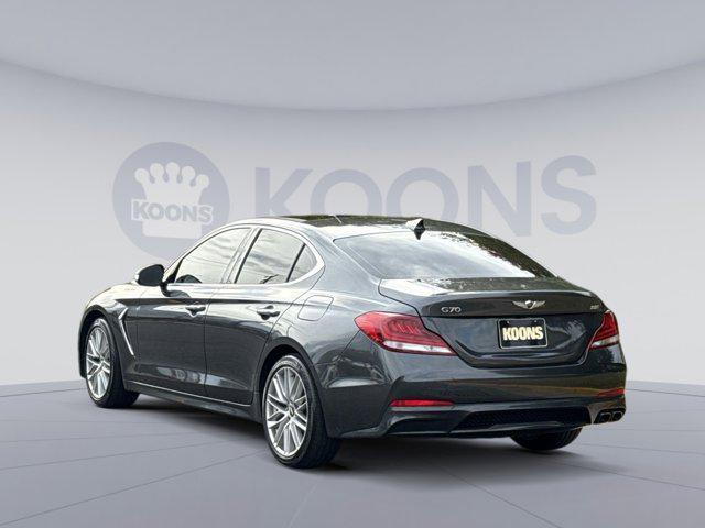 used 2021 Genesis G70 car, priced at $22,500