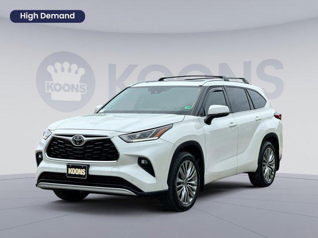 used 2021 Toyota Highlander car, priced at $30,000