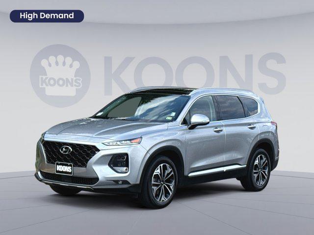 used 2020 Hyundai Santa Fe car, priced at $18,500
