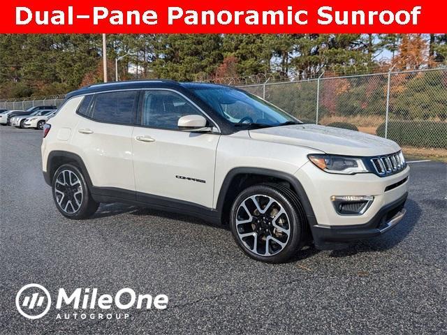 used 2021 Jeep Compass car, priced at $18,500