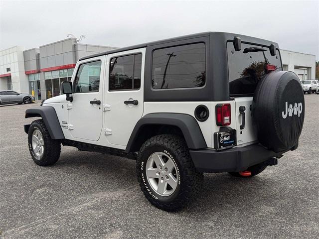 used 2016 Jeep Wrangler Unlimited car, priced at $21,600