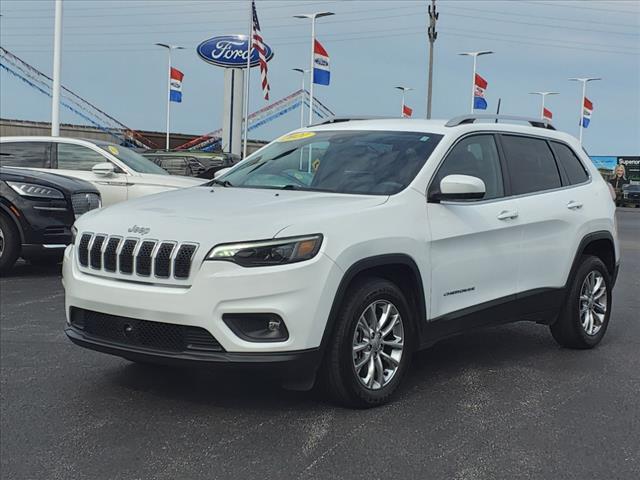 used 2021 Jeep Cherokee car, priced at $22,221