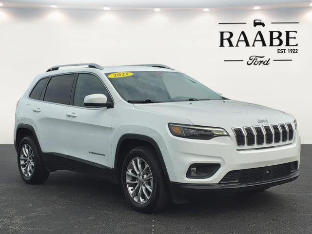 used 2021 Jeep Cherokee car, priced at $22,221