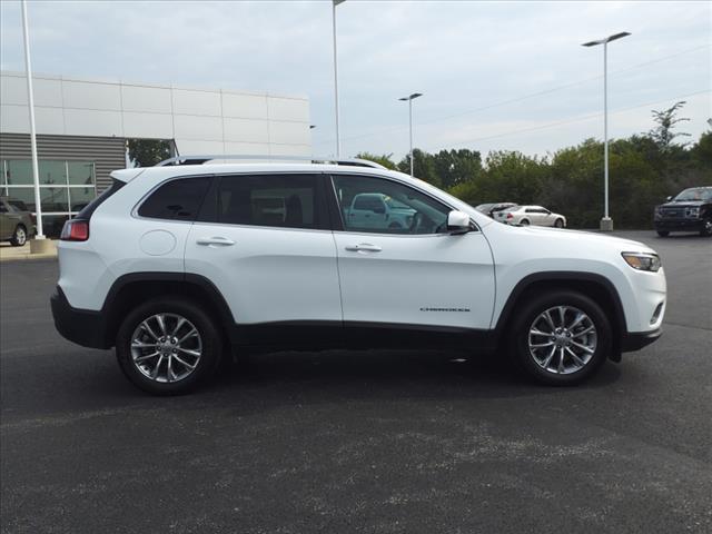 used 2021 Jeep Cherokee car, priced at $22,221