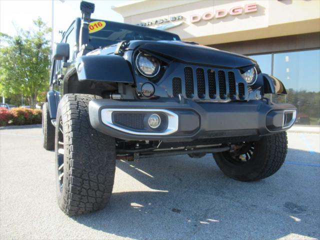 used 2016 Jeep Wrangler Unlimited car, priced at $22,996